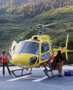 char dham yatra helicopter