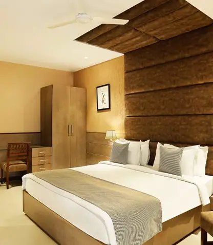 hotel room in Rishikesh about