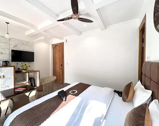 Deluxe Room at Check Inn Homes – ₹3150 (Weekdays)