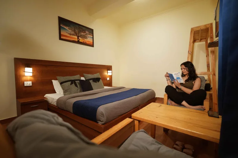 Deluxe Room with Breakfast and lunch or dinner shalom backpackers rishikesh